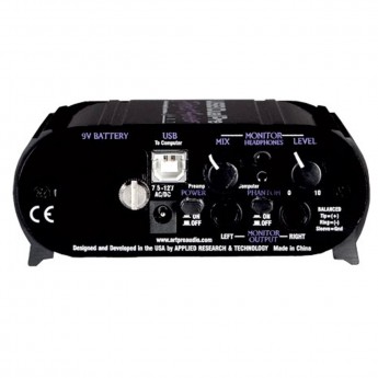 Микрофонные предусилители ART USB Dual Pre Project Series 17503